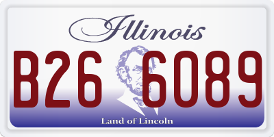 IL license plate B266089
