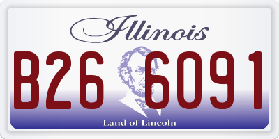 IL license plate B266091