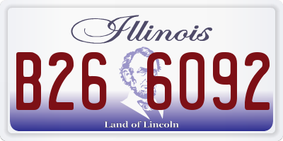 IL license plate B266092