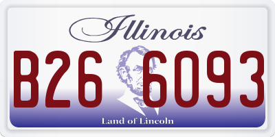IL license plate B266093