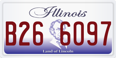 IL license plate B266097