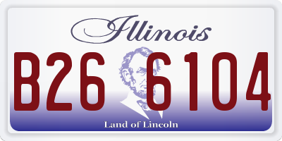 IL license plate B266104