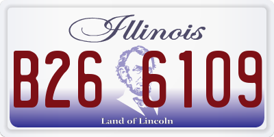 IL license plate B266109