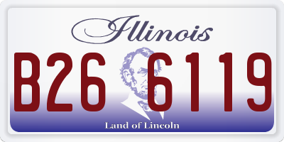 IL license plate B266119