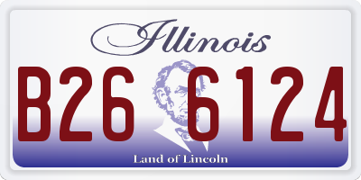 IL license plate B266124