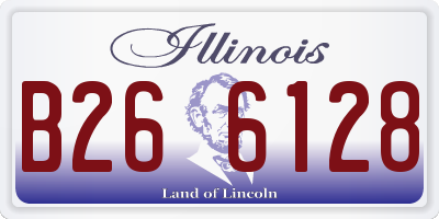 IL license plate B266128