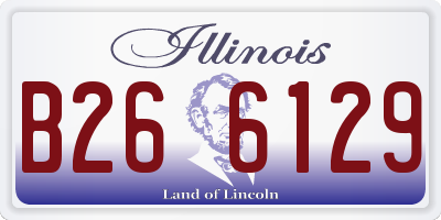 IL license plate B266129