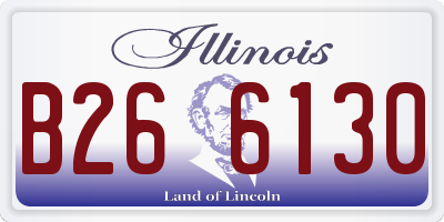 IL license plate B266130