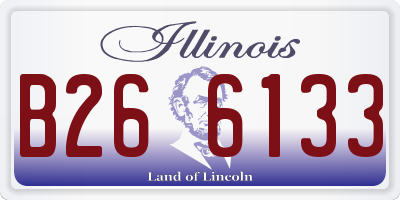 IL license plate B266133