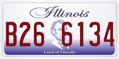IL license plate B266134