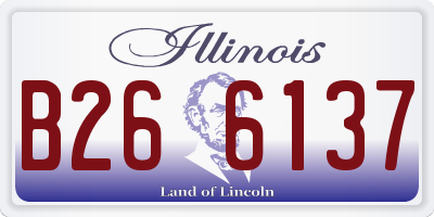 IL license plate B266137
