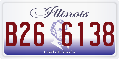 IL license plate B266138
