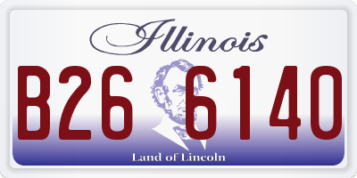 IL license plate B266140