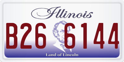 IL license plate B266144