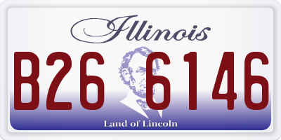IL license plate B266146