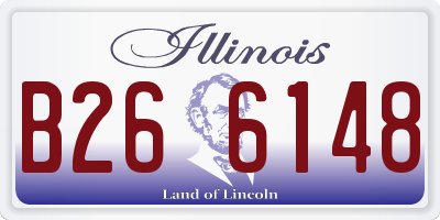 IL license plate B266148