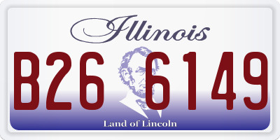 IL license plate B266149