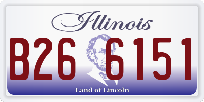 IL license plate B266151