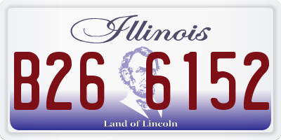 IL license plate B266152
