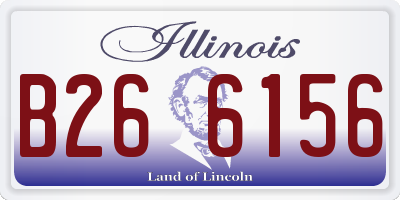 IL license plate B266156