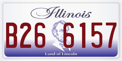 IL license plate B266157