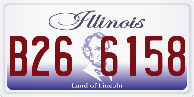 IL license plate B266158