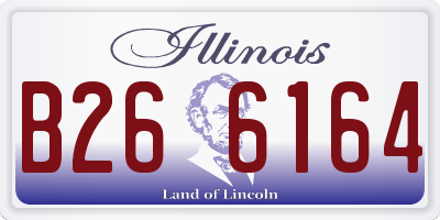 IL license plate B266164
