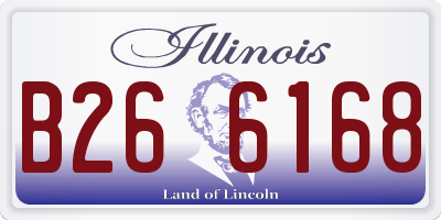 IL license plate B266168
