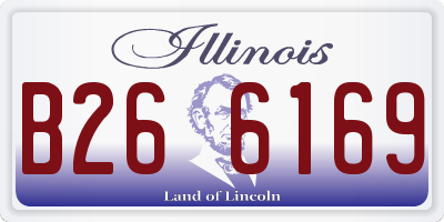 IL license plate B266169