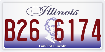 IL license plate B266174
