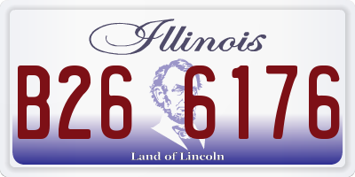 IL license plate B266176