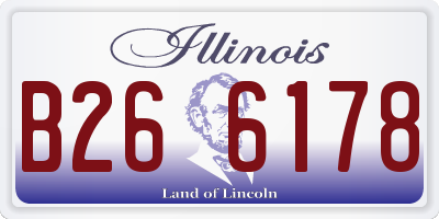 IL license plate B266178
