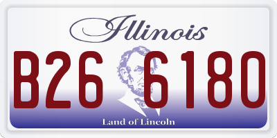 IL license plate B266180