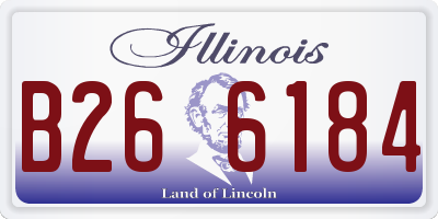 IL license plate B266184