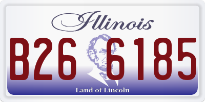 IL license plate B266185
