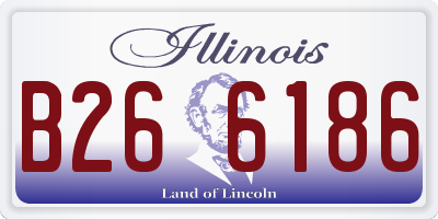 IL license plate B266186