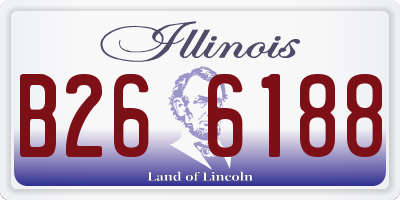 IL license plate B266188