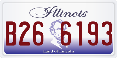 IL license plate B266193