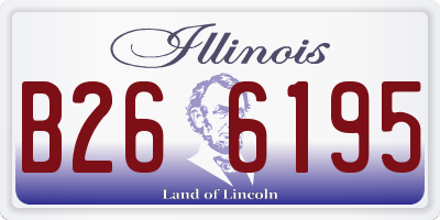 IL license plate B266195