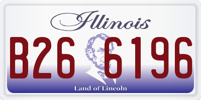 IL license plate B266196