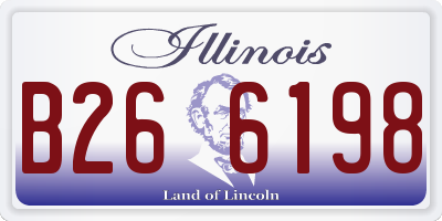IL license plate B266198