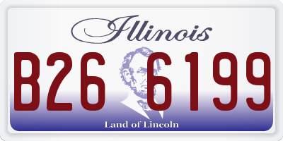 IL license plate B266199