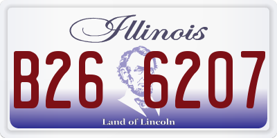 IL license plate B266207