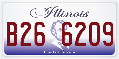 IL license plate B266209