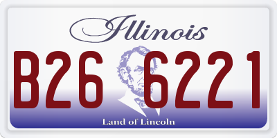IL license plate B266221