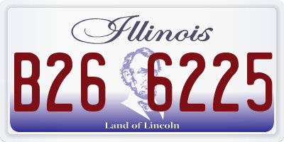IL license plate B266225