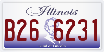 IL license plate B266231