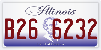 IL license plate B266232