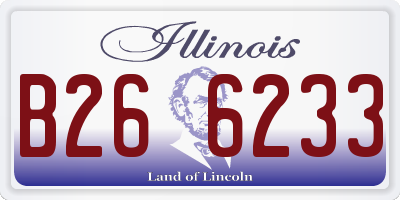 IL license plate B266233