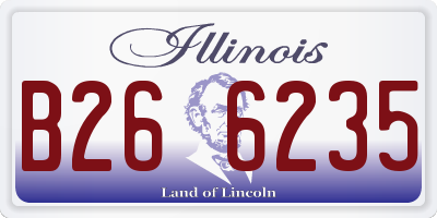 IL license plate B266235